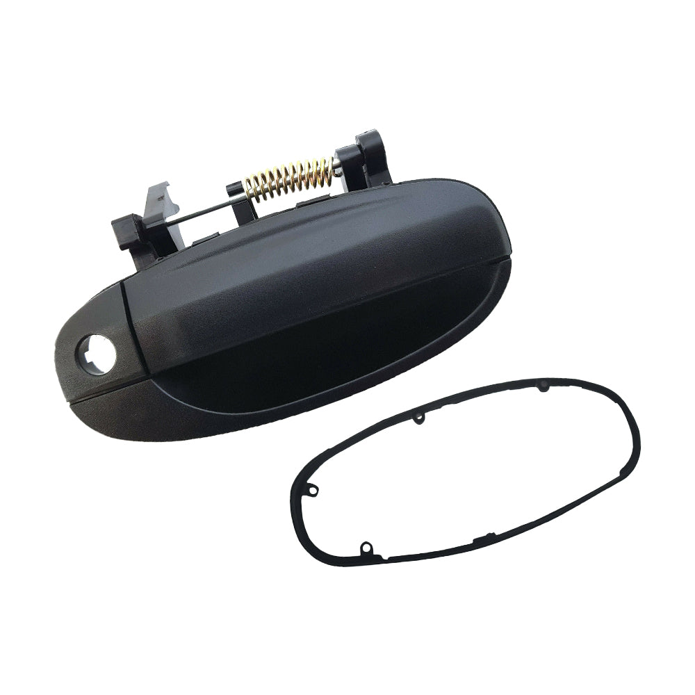 Durable Front Outer Right Hand Door Handle Black Compatible With Holden Barina TK Hatch 2005-2011