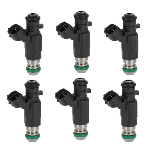 6x Fuel Injectors Compatible with Holden Rodeo RA 3.5L V6 2003-2006 JECS FBJC100